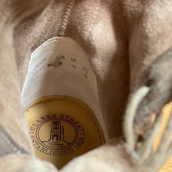 Clarks Suede lace up boots - Picture 2 of 6